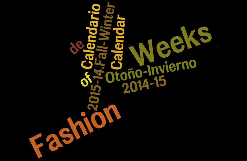 Fashion Week Calendar / Calendario de las Semanas de la Moda