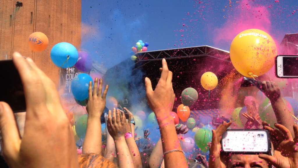 The Color Run by Desigual! in BARCELONA.