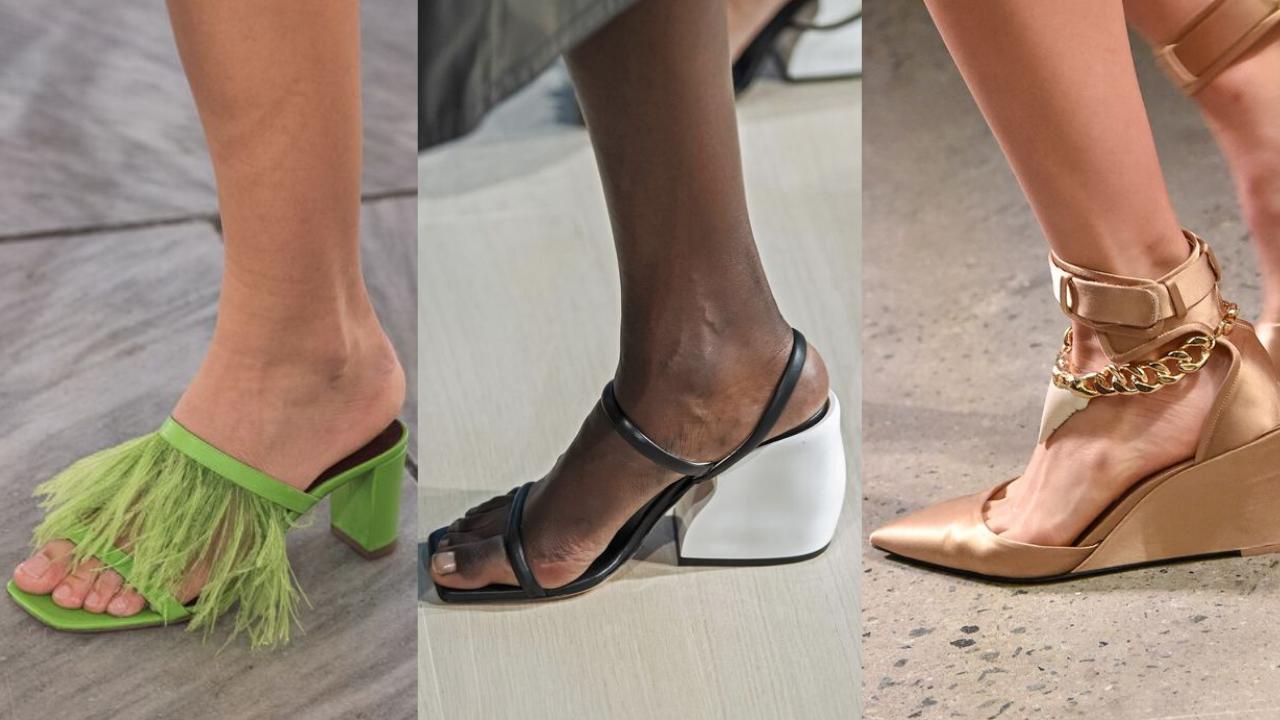 Daring Shoes in New York Fashion Week. Spring/Summer 2020. Zapatos ...