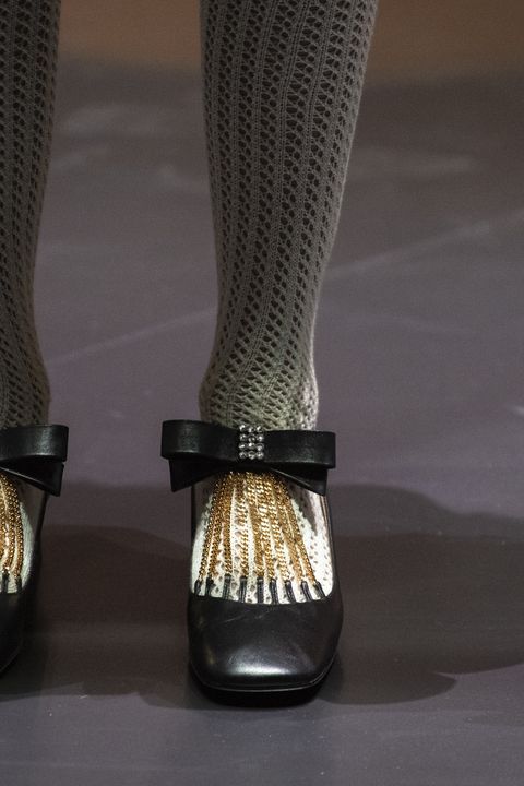 Black Mary Janes with square heeled by Gucci | Merceditas negras con tacón cuadrado de Gucci
