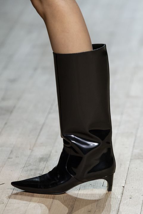 Black leather boot by Marc Jacobs