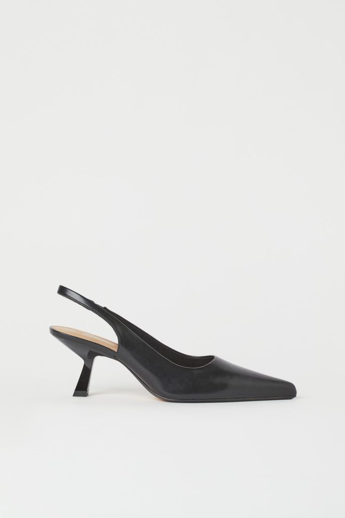 Pointed Slingbacks. H&M | Zapatos de talón abierto y punta fina