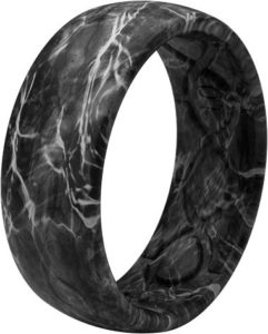 Groove Life Mossy Oak Camo Silicone Ring Breathable Rubber Wedding Rings for Men