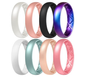 silicone wedding rings, silicone wedding bands