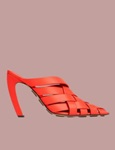 Designer Shoes. Red Sandals